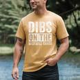 Dibs On The Baseball Coach Wife Girlfriend Men's Comfort Colors T-Shirt Mustard Dibs On The Baseball Coach Wife Girlfriend Men's Comfort Colors T-Shirt Mustard