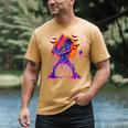 Drip Skeleton Batting Baseball Halloween Men's Comfort Colors T-Shirt Mustard