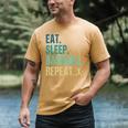 Eat Sleep Baseball Repeat Baseball Player Baseball Men's Comfort Colors T-Shirt Mustard Eat Sleep Baseball Repeat Baseball Player Baseball Men's Comfort Colors T-Shirt Mustard