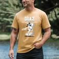 Edwin Diaz Los Angeles D Baseball Players MLBEDD201M Men's Comfort Colors T-Shirt Mustard Edwin Diaz Los Angeles D Baseball Players MLBEDD201M Men's Comfort Colors T-Shirt Mustard
