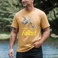 Fallout TV Series Lucy Do Unto Others Baseball Bat Gamer Men's Comfort Colors T-Shirt Mustard Fallout TV Series Lucy Do Unto Others Baseball Bat Gamer Men's Comfort Colors T-Shirt Mustard