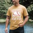 My Favorite Baseball Player Calls Me Pop Pop Men's Comfort Colors T-Shirt Mustard My Favorite Baseball Player Calls Me Pop Pop Men's Comfort Colors T-Shirt Mustard