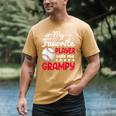 My Favorite Player Calls Me Grampy Baseball Grampy Men's Comfort Colors T-Shirt Mustard My Favorite Player Calls Me Grampy Baseball Grampy Men's Comfort Colors T-Shirt Mustard