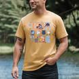 Game Day Baseball Lover Coquette Bow Girl Women Kid Mom Mama Men's Comfort Colors T-Shirt Mustard Game Day Baseball Lover Coquette Bow Girl Women Kid Mom Mama Men's Comfort Colors T-Shirt Mustard