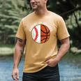 Granny Of Ballers Baseball Basketball Grandma Granny Men's Comfort Colors T-Shirt Mustard Granny Of Ballers Baseball Basketball Grandma Granny Men's Comfort Colors T-Shirt Mustard