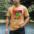Halloween Baseball Ice Cream Drip Boys Girls Youth Men's Comfort Colors T-Shirt Mustard Halloween Baseball Ice Cream Drip Boys Girls Youth Men's Comfort Colors T-Shirt Mustard