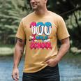 HUGvyn 100 Days Of School Baseball Ice Cream Teacher Student Men's Comfort Colors T-Shirt Mustard HUGvyn 100 Days Of School Baseball Ice Cream Teacher Student Men's Comfort Colors T-Shirt Mustard