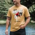 Hunter Greene Cincinnati MLB Baseball Players MLBHGR204M Men's Comfort Colors T-Shirt Mustard Hunter Greene Cincinnati MLB Baseball Players MLBHGR204M Men's Comfort Colors T-Shirt Mustard