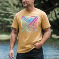 Ice Cream Baseball Drip Home Plate Bats Cool For Boys Youth Men's Comfort Colors T-Shirt Mustard Ice Cream Baseball Drip Home Plate Bats Cool For Boys Youth Men's Comfort Colors T-Shirt Mustard