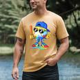 Ice Cream Baseball Drip Spots Sprinkle For Boys Youth Kids Men's Comfort Colors T-Shirt Mustard