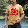 Ice Cream Drip Heart Valentines Day Baseball Boys Youth Kids Men's Comfort Colors T-Shirt Mustard Ice Cream Drip Heart Valentines Day Baseball Boys Youth Kids Men's Comfort Colors T-Shirt Mustard