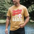 Kids Stealing Hearts Cute Baseball Boys Men's Comfort Colors T-Shirt Mustard Kids Stealing Hearts Cute Baseball Boys Men's Comfort Colors T-Shirt Mustard