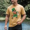 Leprechaun Baseball St Patricks Day Saint Pattys Men Boys Men's Comfort Colors T-Shirt Mustard