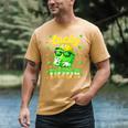 Lucky Dude Drip Baseball Shamrock St Patrick Men Boy Youth Men's Comfort Colors T-Shirt Mustard