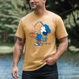 Lucy Van Pelt Baseball Catch Men's Comfort Colors T-Shirt Mustard