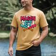 Mason 67 Ice Cream Drip Baseball Meme Graphics Men's Comfort Colors T-Shirt Mustard