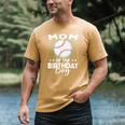 Mom Of The Birthday Boy Baseball Player Birthday Men's Comfort Colors T-Shirt Mustard