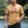 Mom Of Rookie 1st Birthday Baseball Boy Family Matching Men's Comfort Colors T-Shirt Mustard Mom Of Rookie 1st Birthday Baseball Boy Family Matching Men's Comfort Colors T-Shirt Mustard