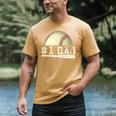 Number One Baseball Dad Fathers Day Baseball Player Dad Papa Premium Men's Comfort Colors T-Shirt Mustard Number One Baseball Dad Fathers Day Baseball Player Dad Papa Premium Men's Comfort Colors T-Shirt Mustard