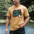 Outfield On Lockdown Baseball Defense Sports Men's Comfort Colors T-Shirt Mustard
