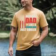 Patriotic Baseball Dad Father's Day American Flag Premium Men's Comfort Colors T-Shirt Mustard Patriotic Baseball Dad Father's Day American Flag Premium Men's Comfort Colors T-Shirt Mustard