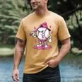Pink Ribbon Baseball Breast Cancer Awareness Men's Comfort Colors T-Shirt Mustard Pink Ribbon Baseball Breast Cancer Awareness Men's Comfort Colors T-Shirt Mustard