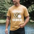 Proud Grandpa Of A 2026 Senior Baseball Graduation Leopard Men's Comfort Colors T-Shirt Mustard Proud Grandpa Of A 2026 Senior Baseball Graduation Leopard Men's Comfort Colors T-Shirt Mustard