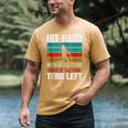 Retro Hit Hard Run Fast Turn Left Baseball Lover Men's Comfort Colors T-Shirt Mustard Retro Hit Hard Run Fast Turn Left Baseball Lover Men's Comfort Colors T-Shirt Mustard