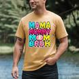 Retro Mama Mommy Mom Bruh Baseball Women Girls Men's Comfort Colors T-Shirt Mustard Retro Mama Mommy Mom Bruh Baseball Women Girls Men's Comfort Colors T-Shirt Mustard