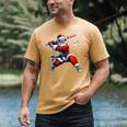 Santa Baseball Six Seven 6 7 Meme Christmas Men Boys Player Men's Comfort Colors T-Shirt Mustard Santa Baseball Six Seven 6 7 Meme Christmas Men Boys Player Men's Comfort Colors T-Shirt Mustard