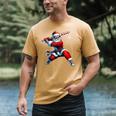 Santa Playing Baseball Men Boys Christmas Baseball Player Men's Comfort Colors T-Shirt Mustard Santa Playing Baseball Men Boys Christmas Baseball Player Men's Comfort Colors T-Shirt Mustard
