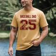SENIOR BASEBALL DAD 2025 MAROON BASEBALL DAD SENIOR 25 3 Men's Comfort Colors T-Shirt Mustard SENIOR BASEBALL DAD 2025 MAROON BASEBALL DAD SENIOR 25 3 Men's Comfort Colors T-Shirt Mustard