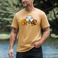 Shamrock Baseball Basketball Football St Patricks Day Men's Comfort Colors T-Shirt Mustard Shamrock Baseball Basketball Football St Patricks Day Men's Comfort Colors T-Shirt Mustard