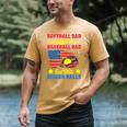 Softball Dad Like A Baseball Dad But With Bigger Balls Premium Men's Comfort Colors T-Shirt Mustard Softball Dad Like A Baseball Dad But With Bigger Balls Premium Men's Comfort Colors T-Shirt Mustard