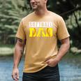 Softball Dad Like A Baseball Dad Definition Men's Comfort Colors T-Shirt Mustard Softball Dad Like A Baseball Dad Definition Men's Comfort Colors T-Shirt Mustard
