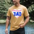 Softball Dad Baseball Dad Tee Ball Dad Premium Men's Comfort Colors T-Shirt Mustard Softball Dad Baseball Dad Tee Ball Dad Premium Men's Comfort Colors T-Shirt Mustard