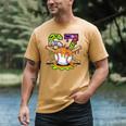 Spooky Halloween Baseball Ice Cream Dripping Six Seven 6 7 Men's Comfort Colors T-Shirt Mustard Spooky Halloween Baseball Ice Cream Dripping Six Seven 6 7 Men's Comfort Colors T-Shirt Mustard