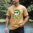 St Patrick Day Baseball Drip Ice Cream Baseball Player Men Men's Comfort Colors T-Shirt Mustard St Patrick Day Baseball Drip Ice Cream Baseball Player Men Men's Comfort Colors T-Shirt Mustard
