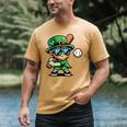 St Patricks Day Leprechaun Baseball Saint Paddys Boys Men Men's Comfort Colors T-Shirt Mustard St Patricks Day Leprechaun Baseball Saint Paddys Boys Men Men's Comfort Colors T-Shirt Mustard