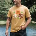 St Patricks Day Shamrock Basketball Baseball Irish Boys Men Men's Comfort Colors T-Shirt Mustard
