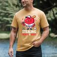 Stealing Hearts And Bases Baseball Player Valentine's Day Men's Comfort Colors T-Shirt Mustard Stealing Hearts And Bases Baseball Player Valentine's Day Men's Comfort Colors T-Shirt Mustard