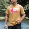 Strike Out Cancer Breast Cancer Awareness Baseball Warrior Men's Comfort Colors T-Shirt Mustard Strike Out Cancer Breast Cancer Awareness Baseball Warrior Men's Comfort Colors T-Shirt Mustard