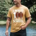 I Tackled 100 Days Of School Baseball Player Kids Teacher Men's Comfort Colors T-Shirt Mustard