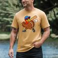 Turkey Baseball Thanksgiving Sports Humor Men Boy Kids Men's Comfort Colors T-Shirt Mustard Turkey Baseball Thanksgiving Sports Humor Men Boy Kids Men's Comfort Colors T-Shirt Mustard