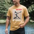 Women's I Hit 100 Days Of School Baseball 100th Day Boys Kids Men's Comfort Colors T-Shirt Mustard Women's I Hit 100 Days Of School Baseball 100th Day Boys Kids Men's Comfort Colors T-Shirt Mustard