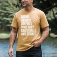 Women's Moms Against Umpires Parents Mom Baseball Sarcastic Men's Comfort Colors T-Shirt Mustard Women's Moms Against Umpires Parents Mom Baseball Sarcastic Men's Comfort Colors T-Shirt Mustard
