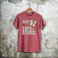 100 Days Of School Baseball 100th Day Of School Coquette Bow Men's Comfort Colors T-Shirt Crimson