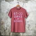 100 Days Of School Baseball Boys Six Seven Drip 100th Day Men's Comfort Colors T-Shirt Crimson