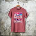 100 Days Of School Baseball Lover Donut Drip Boy Girl Men's Comfort Colors T-Shirt Crimson