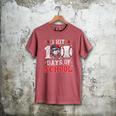 100 Days Of School Dabbing Baseball Hit Student Kids Boys Men's Comfort Colors T-Shirt Crimson